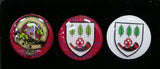 Burnett Crest & Shield Stickers (18mm)
